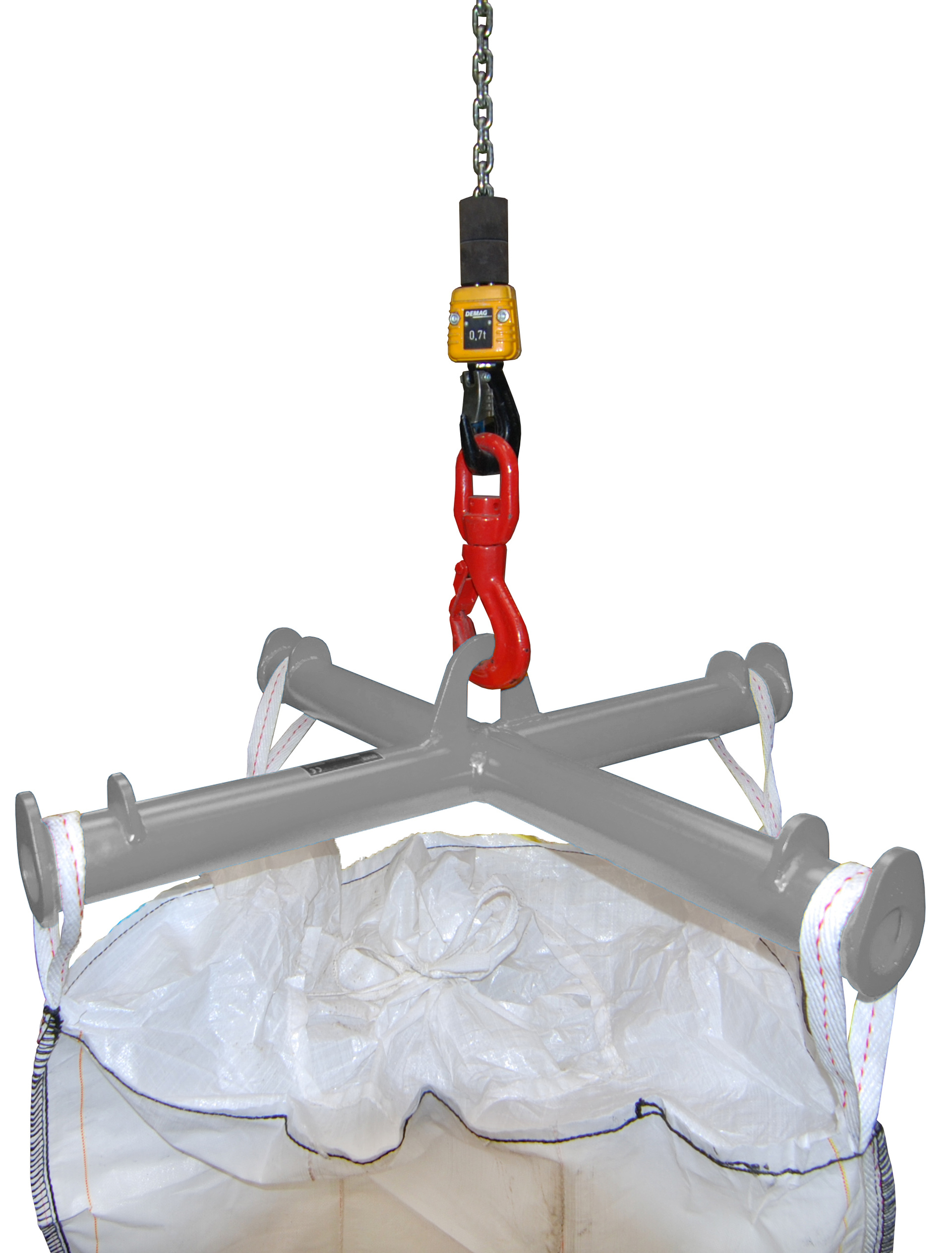 Traverse für Big-Bags Typ TBB RAL 7005 Mausgrau